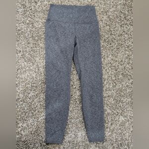 Hollister Gilly Hicks Active Recharge Leggings Heathered Gray Sz S Short